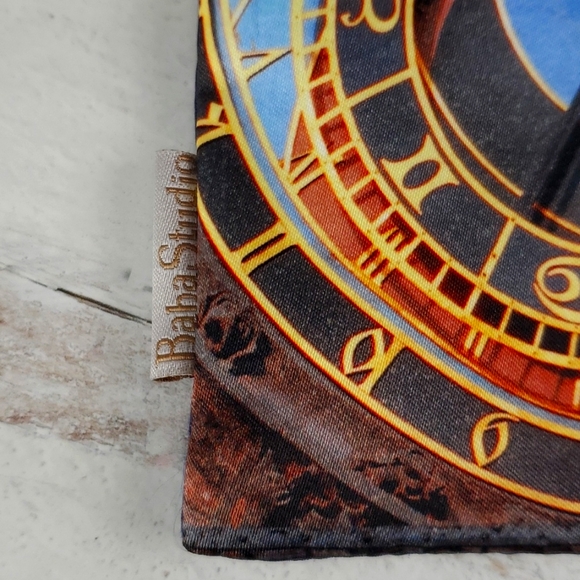 Baba Studio | Silk Prague Astronomical Clock Mini Crossbody Purse - Picture 2 of 9